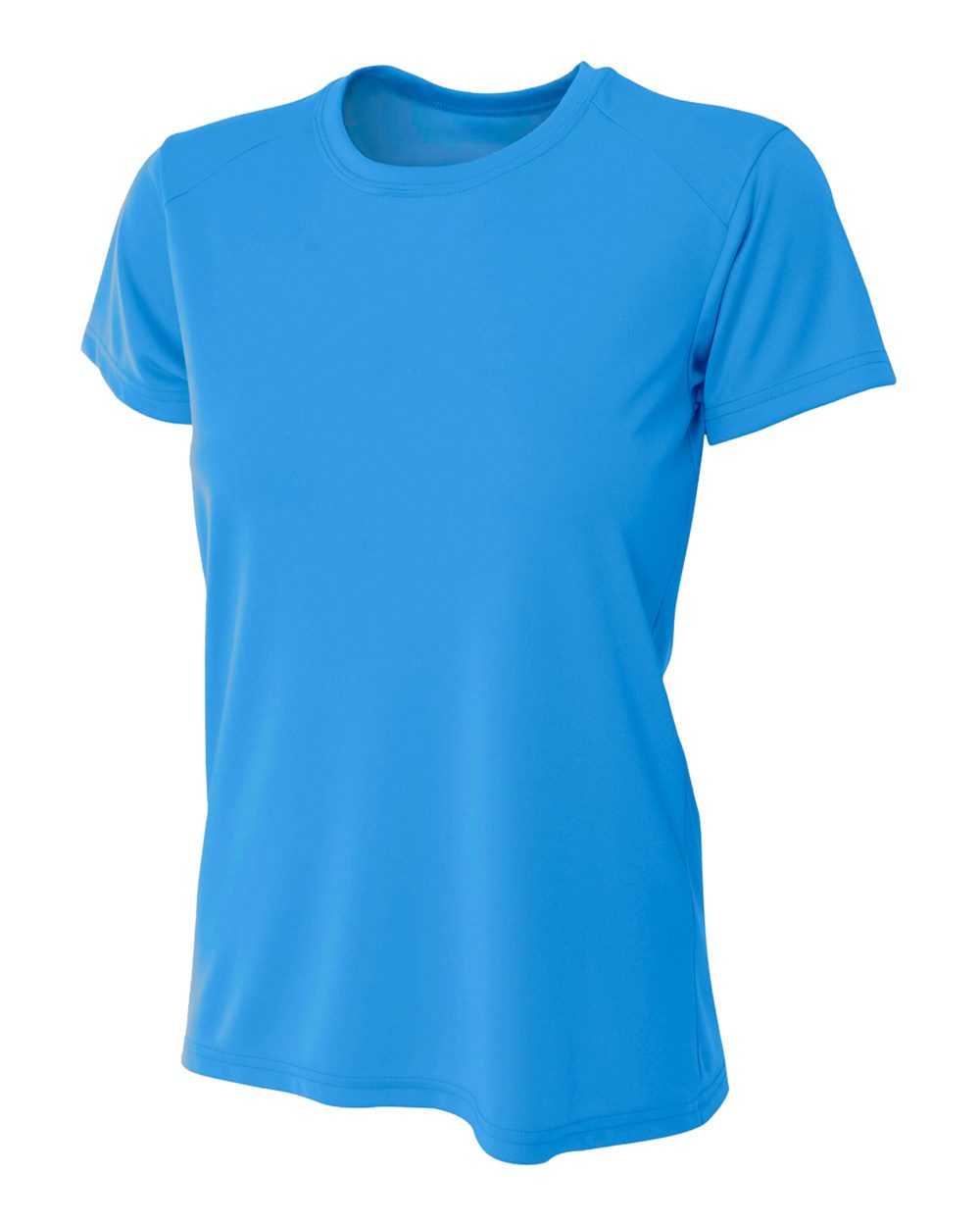A4 NW3201 Women's Cooling Performance Crew - Electric Blue - HIT a Double