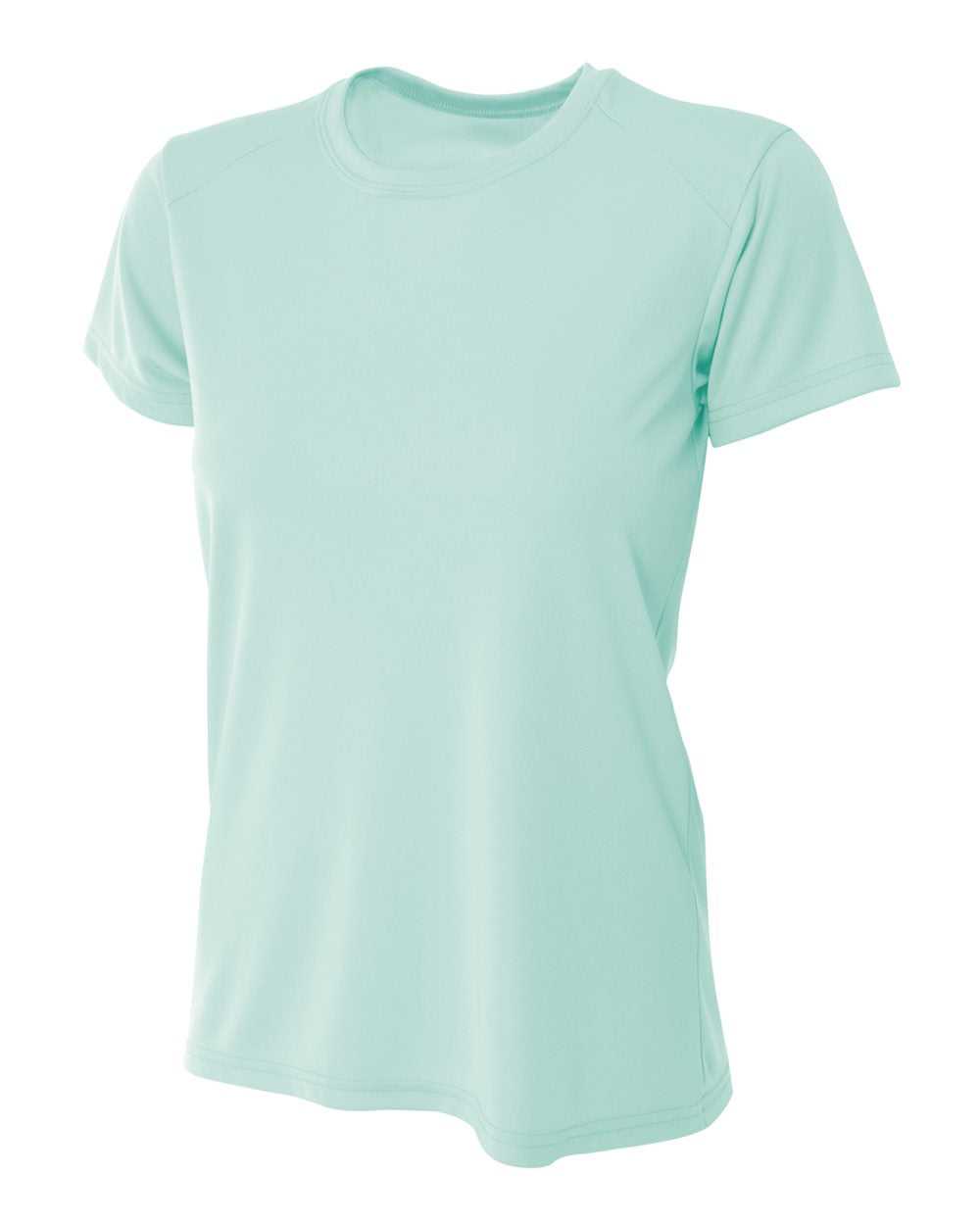 A4 NW3201 Women&#39;s Cooling Performance Crew - Pastel Mint - HIT a Double