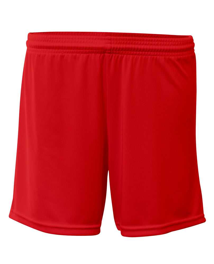 A4 NW5383 Women's Cooling Performance Short - Scarlet - HIT a Double