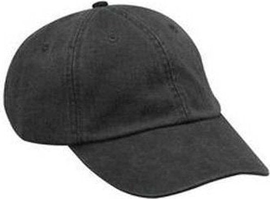 Adams ACEP101 Cotton Twill Essentials Pigment-Dyed Cap - Black - HIT a Double