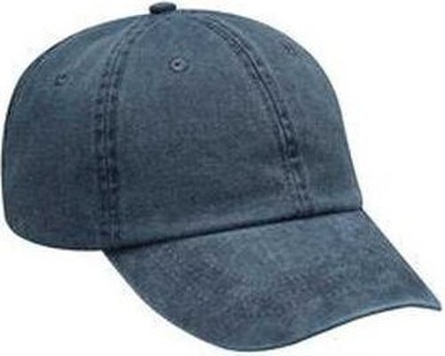 Adams ACEP101 Cotton Twill Essentials Pigment-Dyed Cap - Navy - HIT a Double