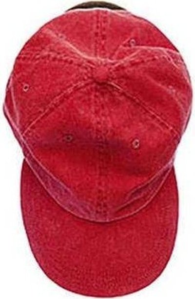 Adams ACKO101 Youth Pigment-Dyed Cap - Nautical Red - HIT a Double
