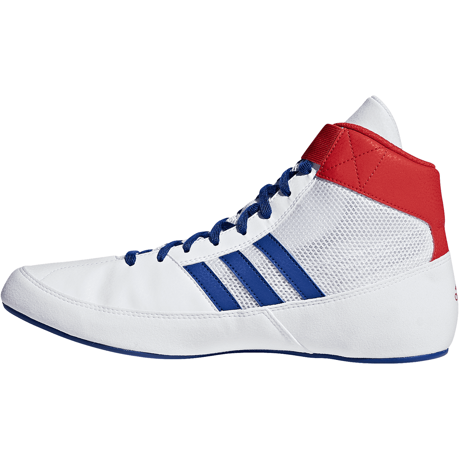 Adidas 222 HVC 2 Youth Laced Wrestling Shoes - White Red Royal - HIT a Double