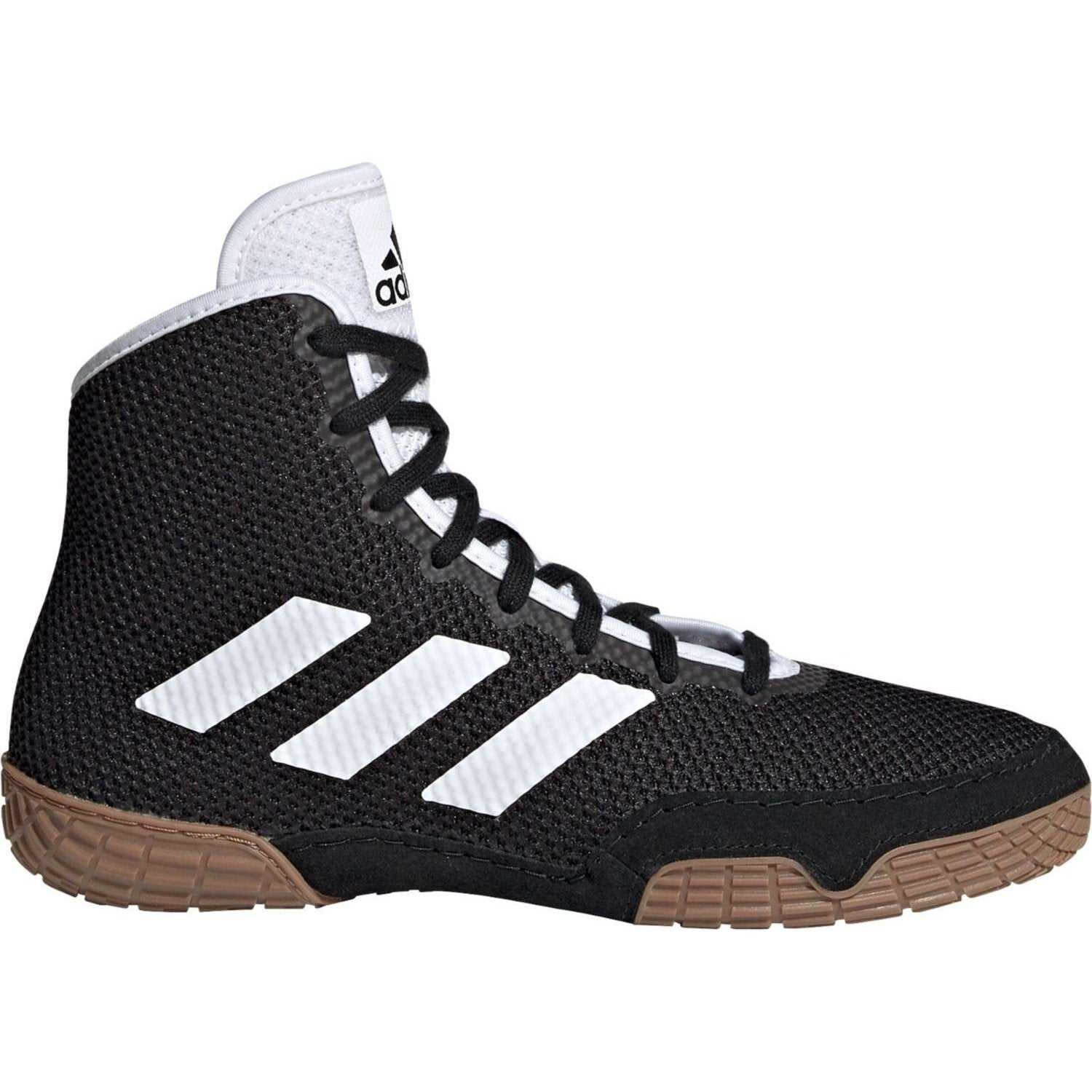 Adidas 230 Tech Fall 2.0 Wrestling Shoes - Black White - HIT A Double
