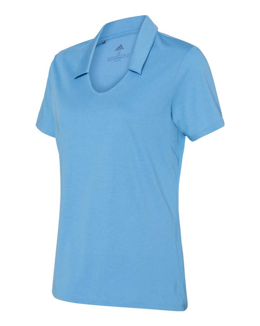 Adidas A323 Women's Cotton Blend Sport Shirt - Light Blue - HIT a Double