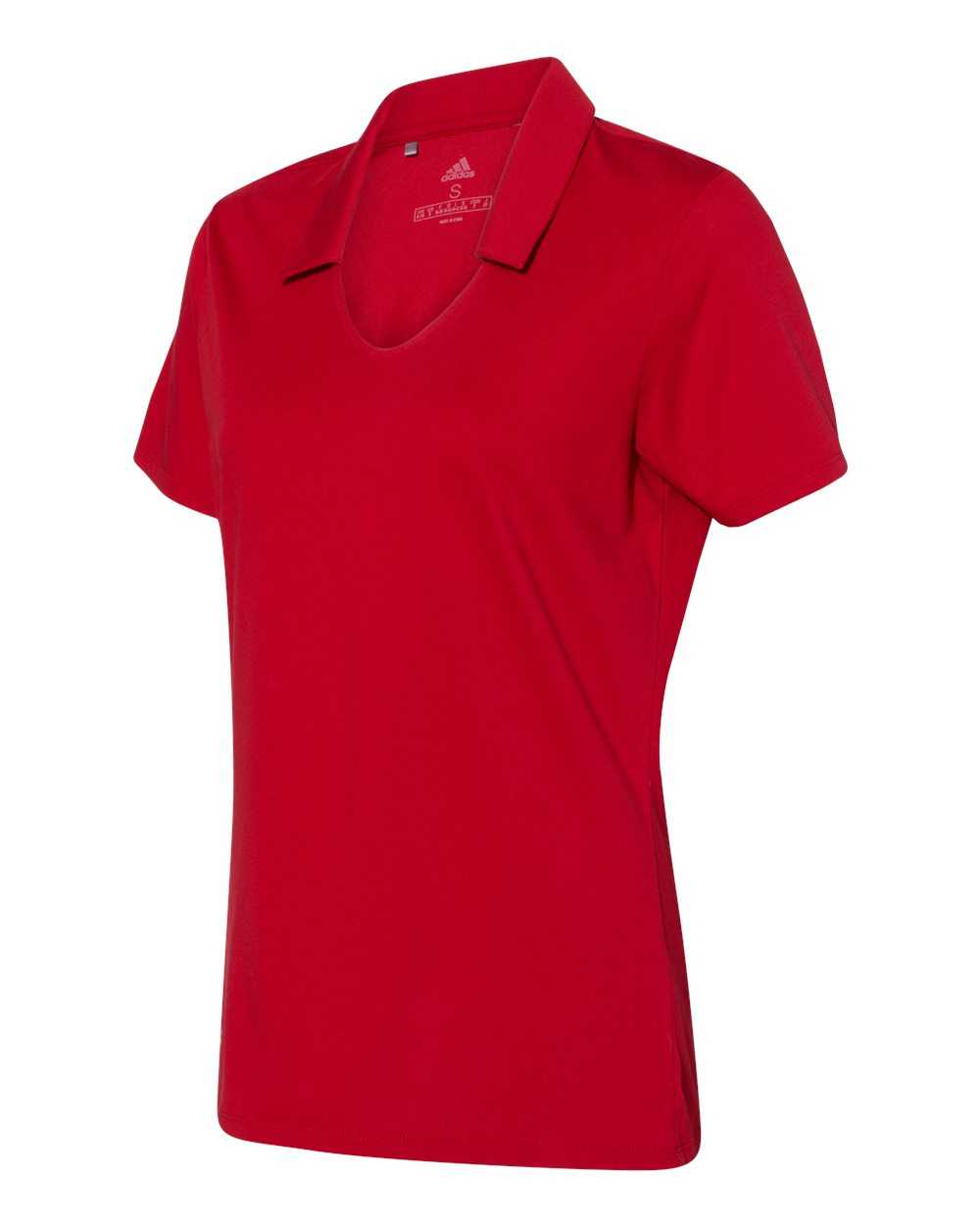 Adidas A323 Women's Cotton Blend Sport Shirt - Power Red - HIT a Double