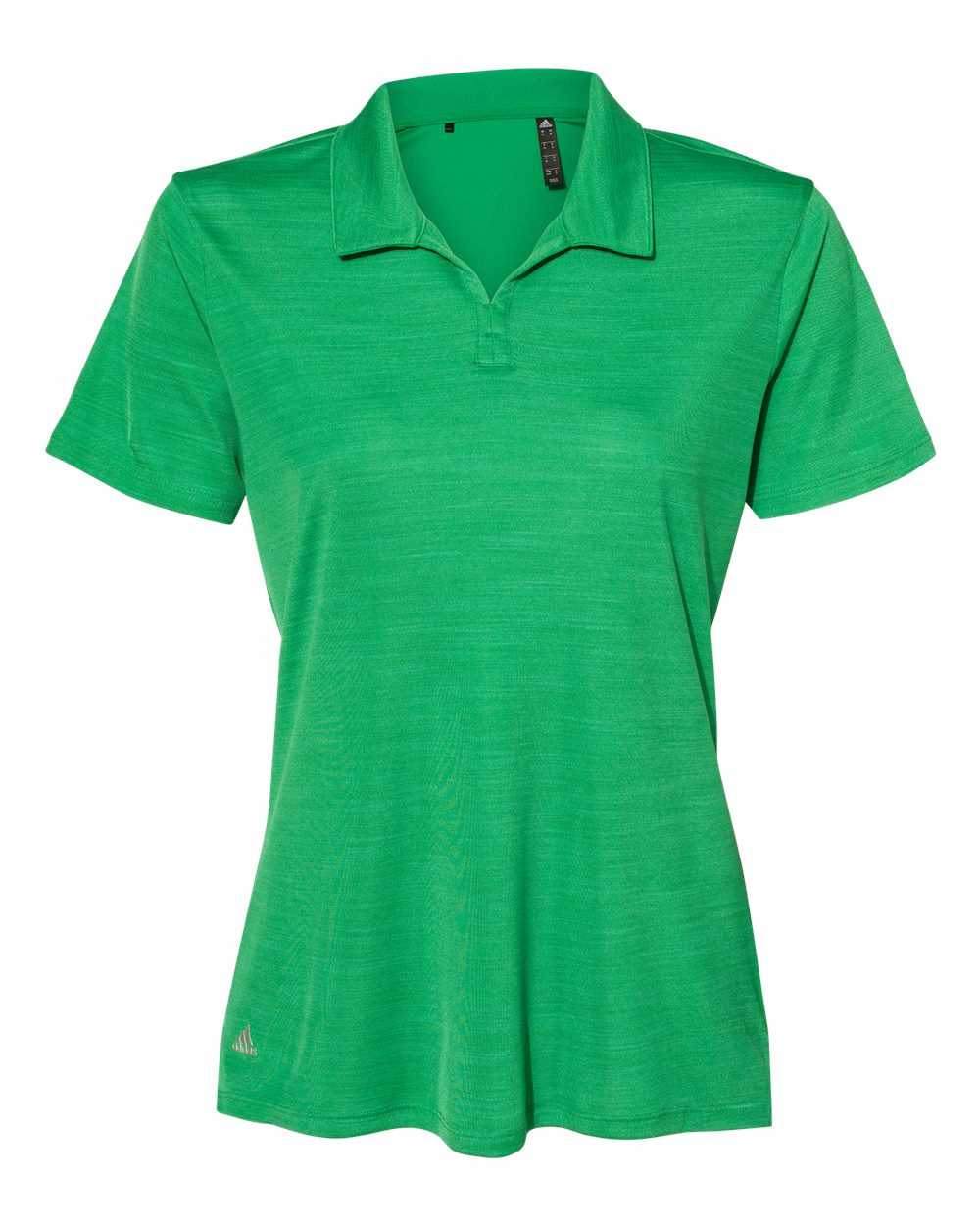 Adidas A403 Women's M??lange Sport Shirt - Team Green Melange - HIT a Double