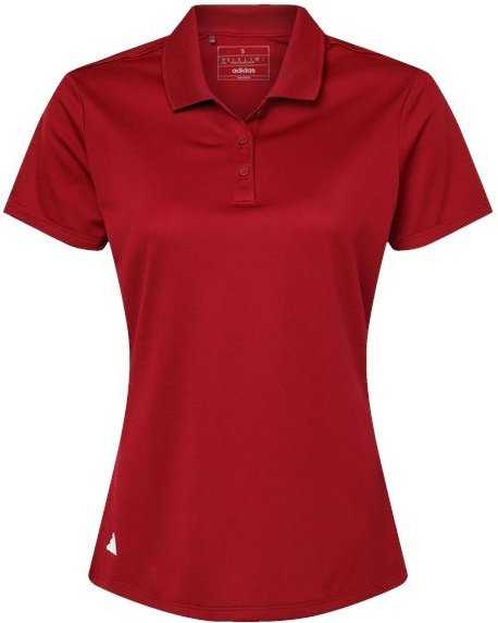 Adidas A431 Women's Basic Sport Polo - Power Red - HIT a Double - 1