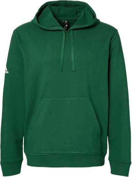 Adidas A432 Fleece Hooded Sweatshirt - Collegiate Green