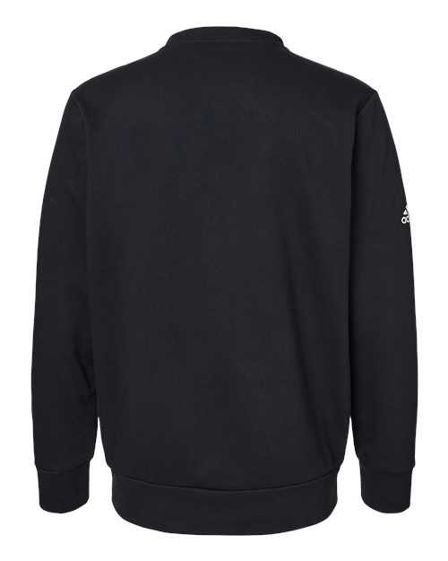 Adidas A434 Fleece Crewneck Sweatshirt - Black - HIT a Double