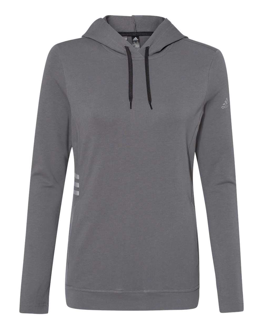 Adidas A451 Women&#39;s Lightweight Hooded Sweatshirt - Grey Five - HIT a Double