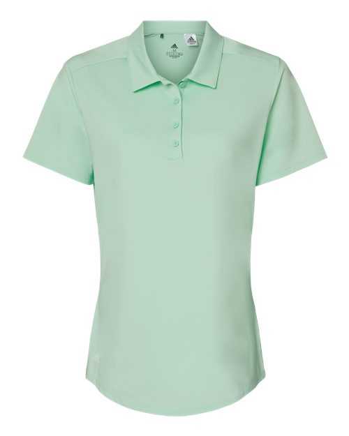 Adidas A515 Women's Ultimate Solid Polo - Clear Mint - HIT a Double