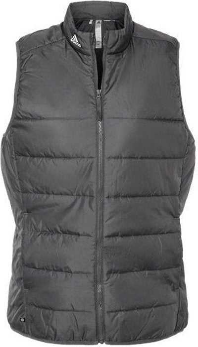 Adidas A573 Women's Puffer Vest - Gray Five" - "HIT a Double