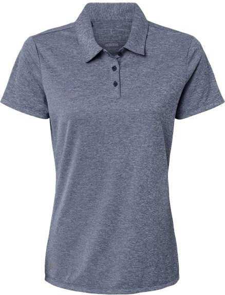 Adidas A583 Women's Heathered Polo - Collegiate Navy Melange - HIT a Double - 1