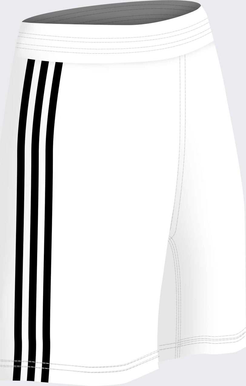 Adidas aA201s Grappling Wrestling Shorts - White Black - HIT a Double
