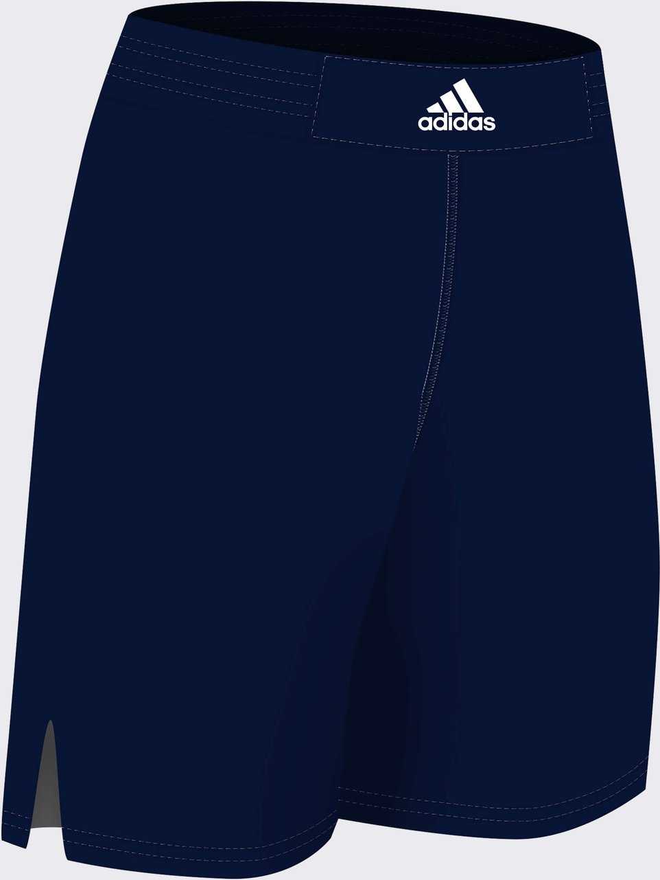 Adidas aA202s Competition Wrestling Shorts - Navy White - HIT a Double