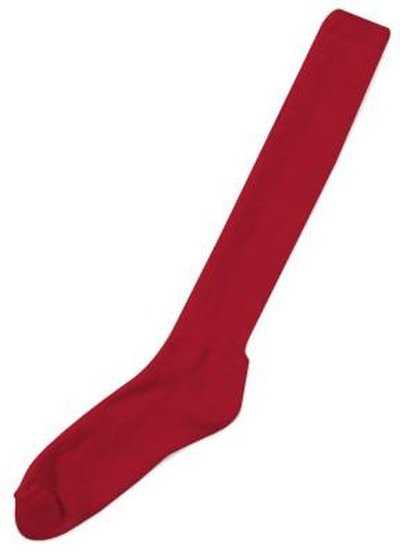 Alleson Athletic 3ACR Acrylic Utility Sport Knee High Sock - Scarlet - HIT a Double - 3