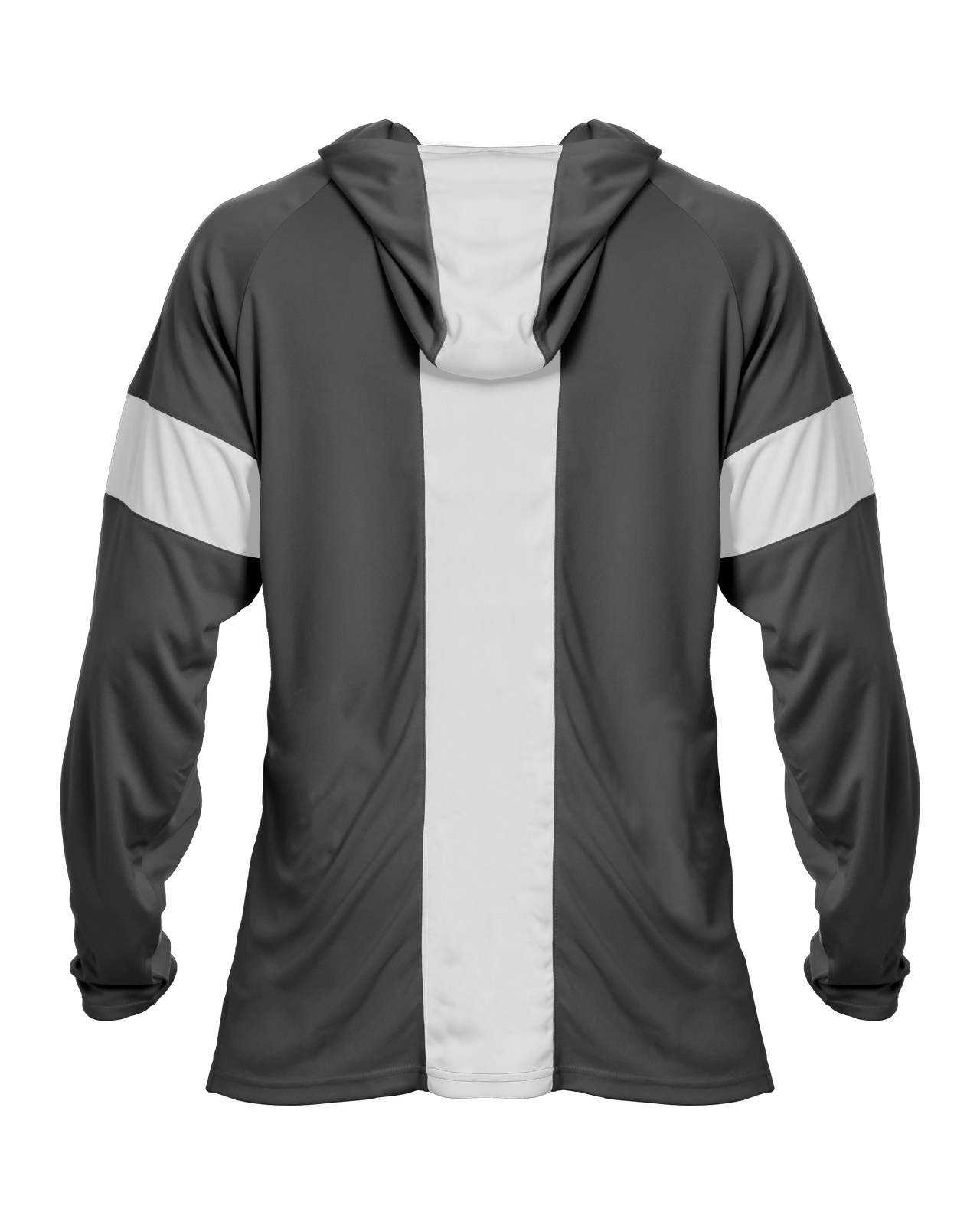 Alleson Athletic 545LSA Contender Long Sleeve Shooter Shirt - Charcoal White - HIT a Double - 1