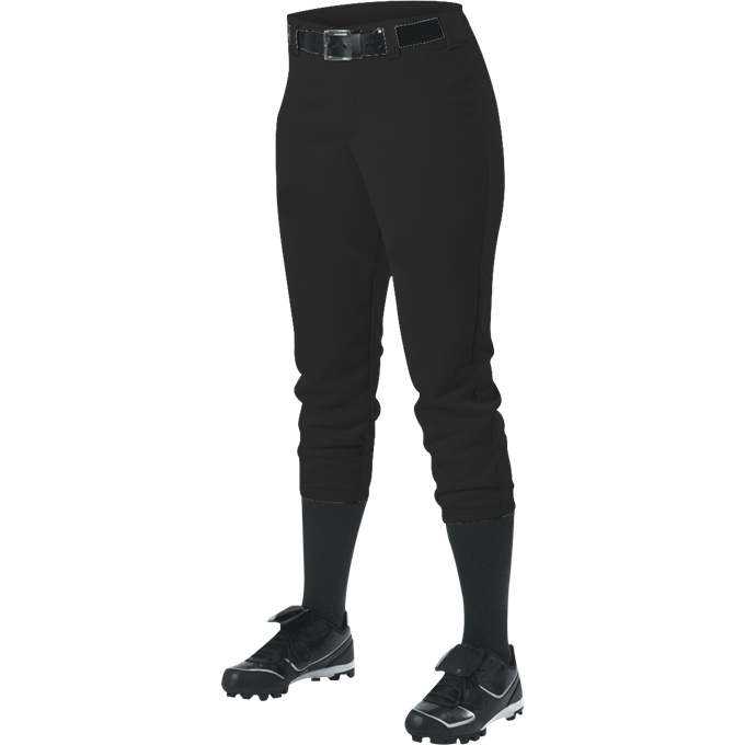 Alleson Athletic 655G Girl's Crush Knicker Pant - Black - HIT a Double - 1