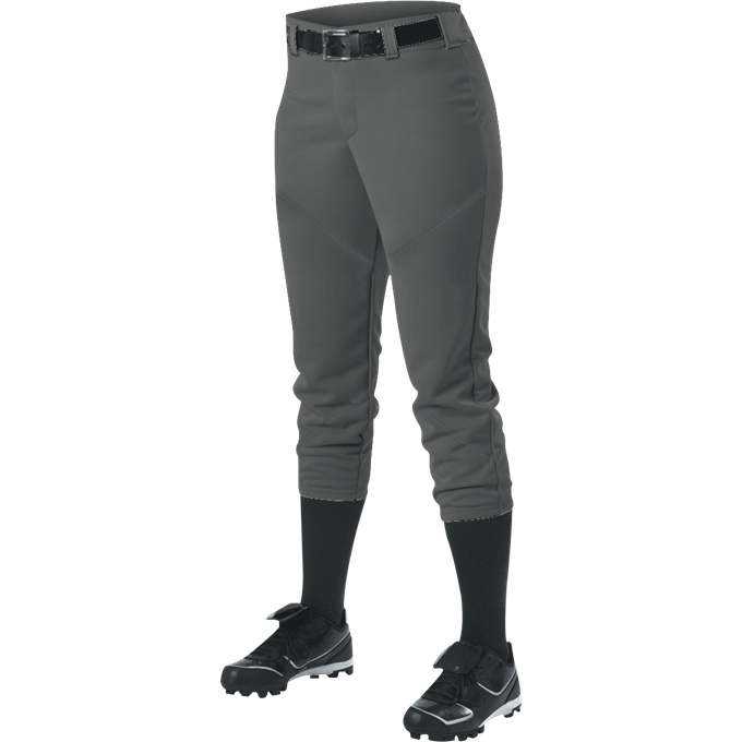 Alleson Athletic 655G Girl's Crush Knicker Pant - Charcoal - HIT a Double - 1