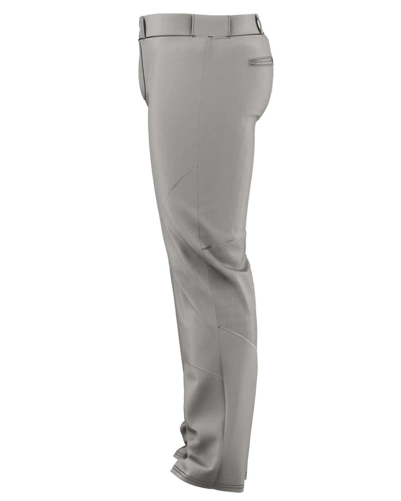 Alleson Athletic 655WLPY Adult Crush Premier Baseball Pant - Grey - HIT a Double - 1