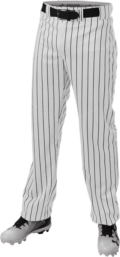 Alleson Athletic 655WPNY Youth Crush Pinstripe Pant - White Black