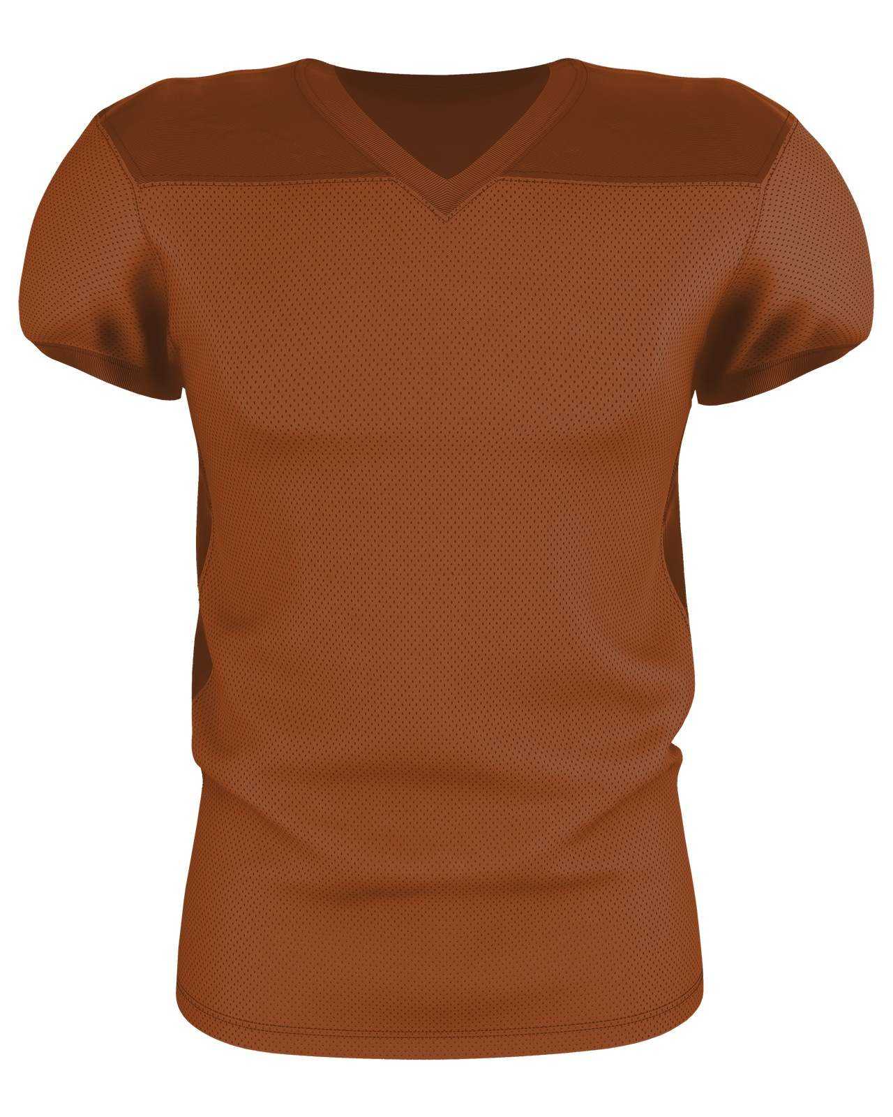 Alleson Athletic 750E Adult Football Jersey - Texas Orange - HIT a Double - 1