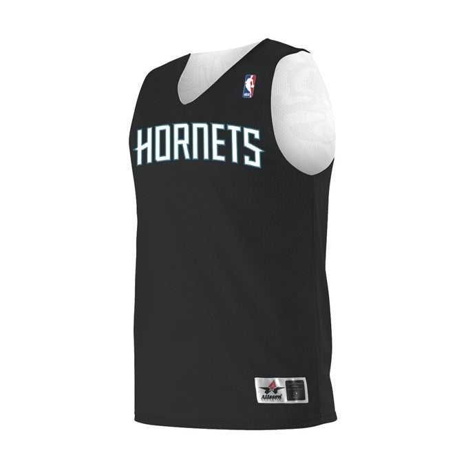 Alleson Athletic A115LA Adult NBA Logo'd Reversible Jersey - Charlotte Hornets - HIT a Double - 1