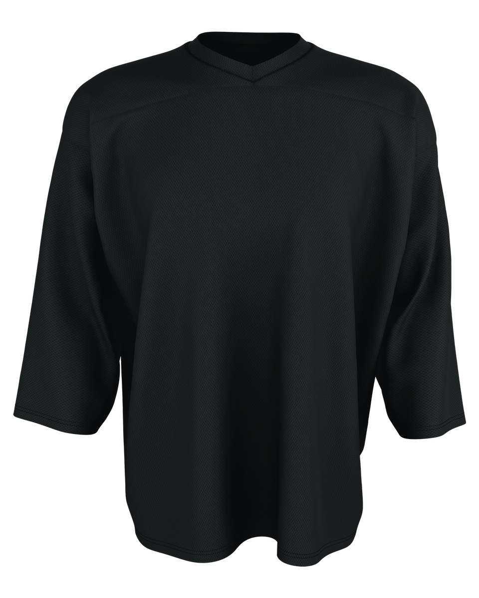 Alleson Athletic HJ150A Adult Hockey Practice Jersey - Black - HIT a Double - 1
