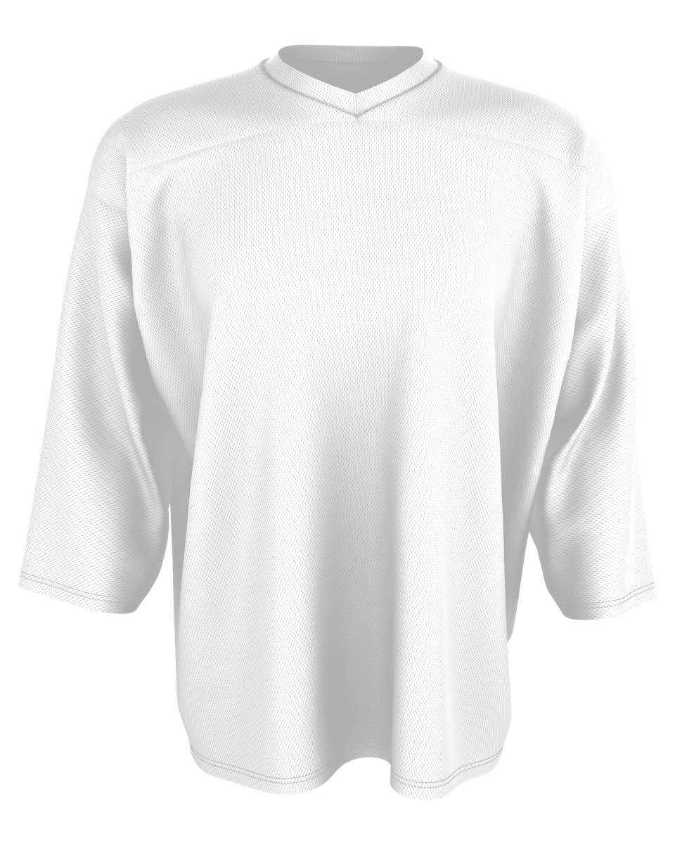 Alleson Athletic HJ150A Adult Hockey Practice Jersey - White - HIT a Double - 1