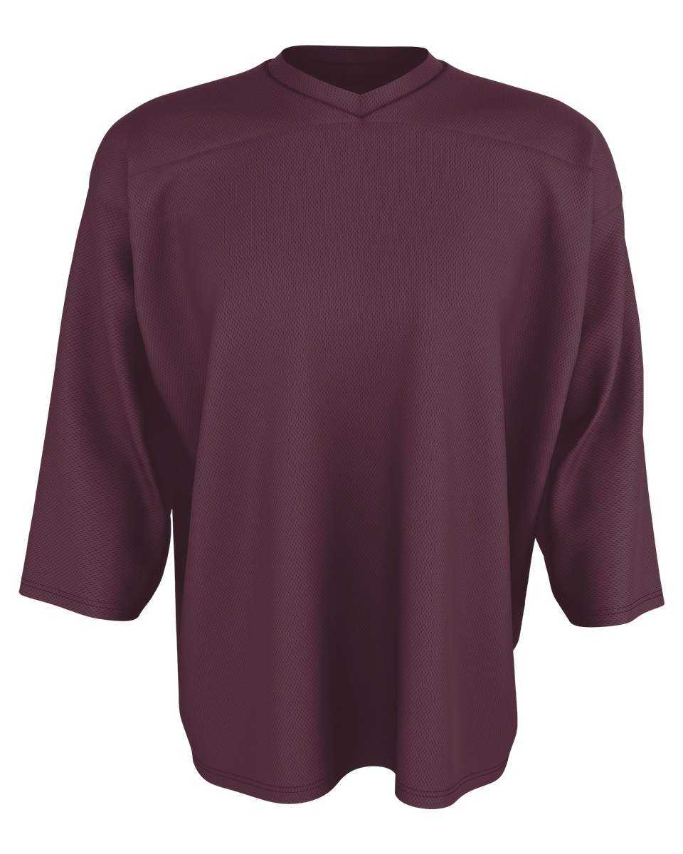 Alleson Athletic HJ150GA Adult Goalie Hockey Practice Jersey - Light Maroon - HIT a Double - 1