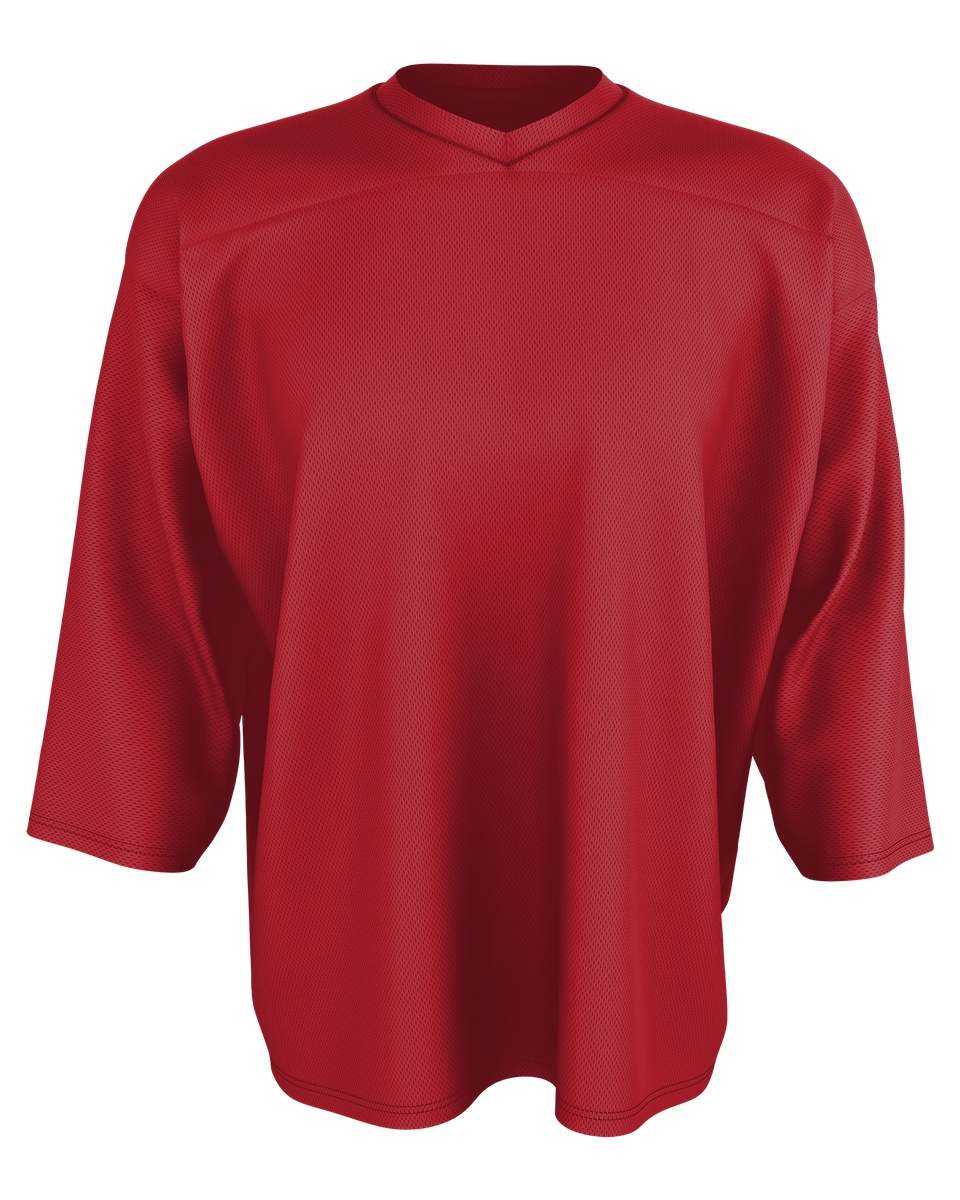 Alleson Athletic HJ150GA Adult Goalie Hockey Practice Jersey - Red - HIT a Double - 1