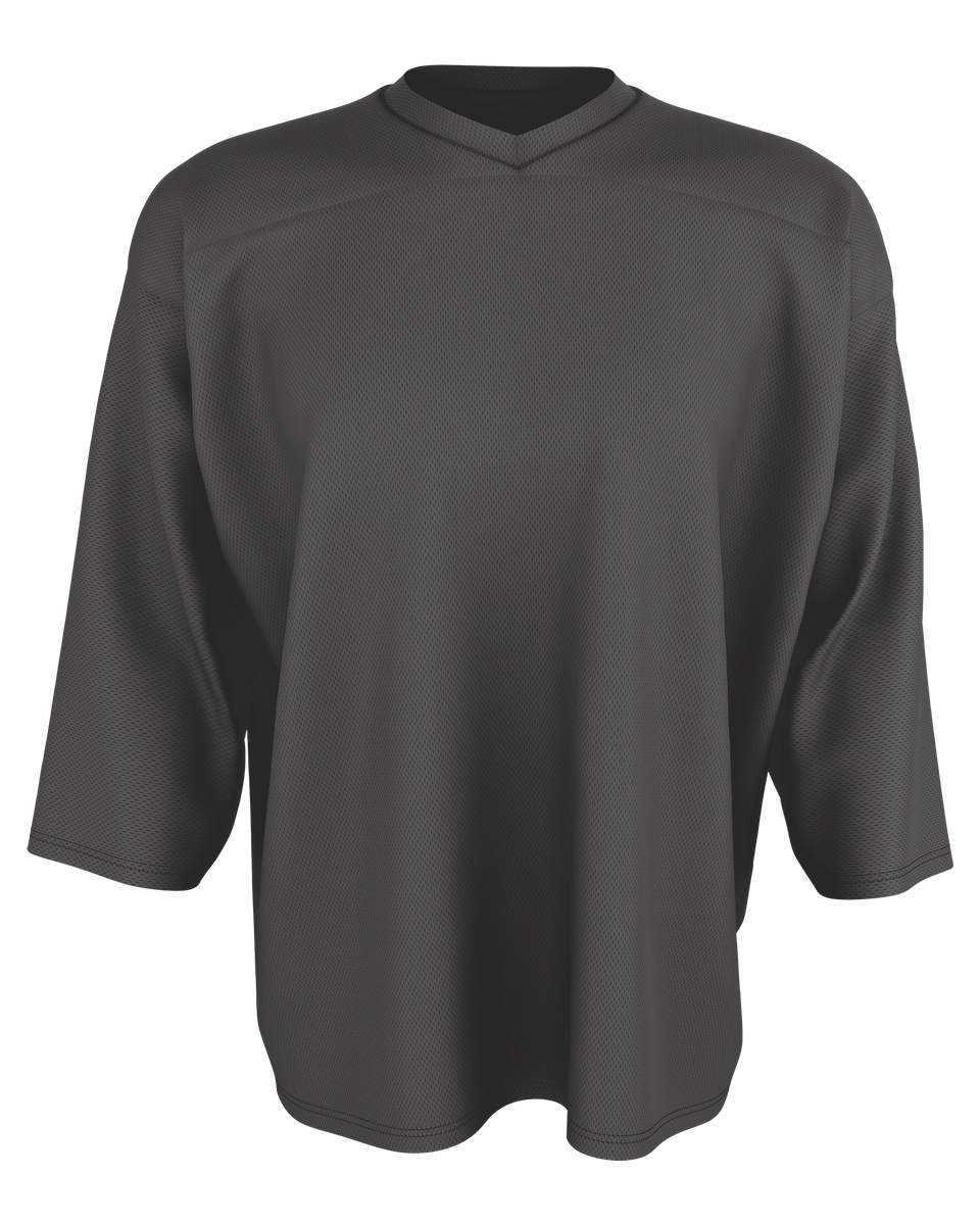 Alleson Athletic HJ150Y Youth Hockey Game Jersey - Charcoal Solid - HIT a Double - 1