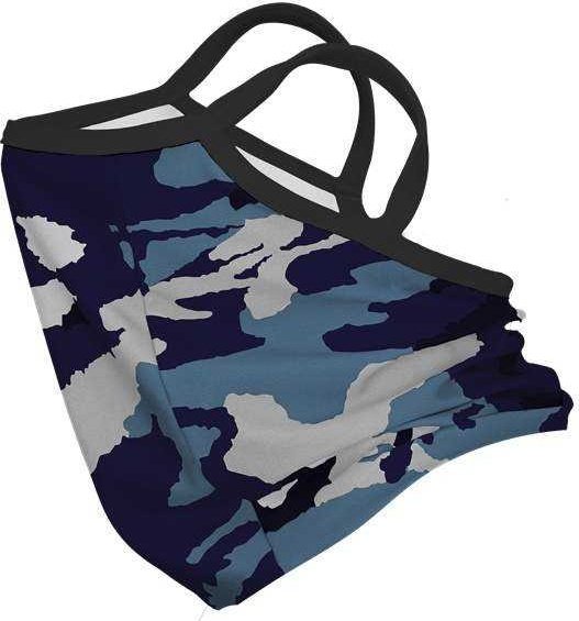 Alleson Athletic MSM01A Sport Activity Mask - Navy Camo - HIT a Double - 2