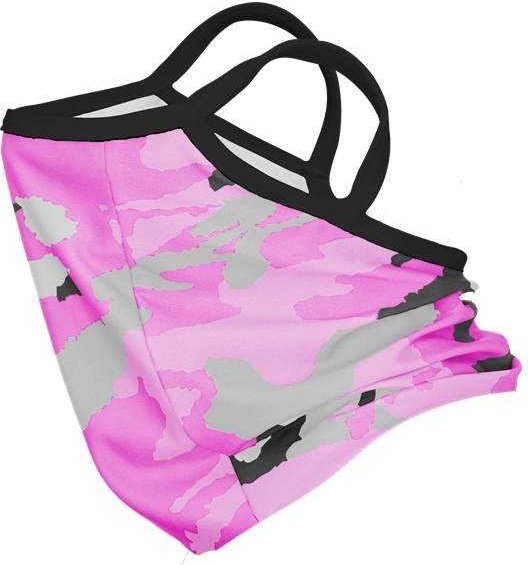 Alleson Athletic MSM01A Sport Activity Mask - Pink Camo - HIT a Double - 2
