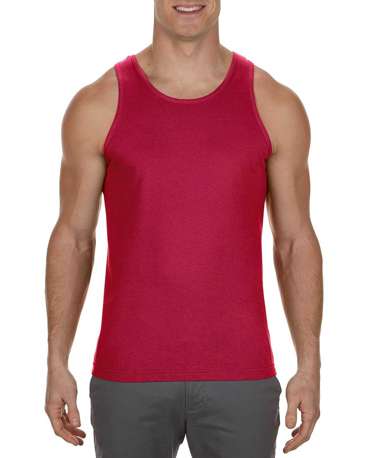 Alstyle 1307 Classic Adult Tank Top - Cardinal - HIT a Double