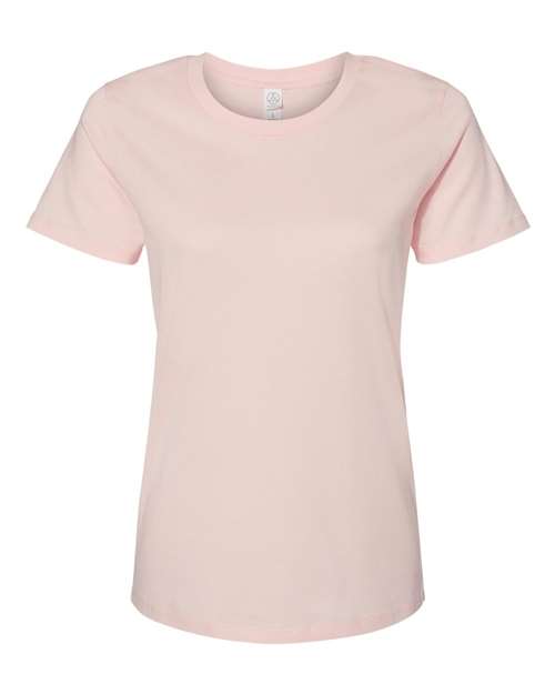 Alternative 1172 Women's Cotton Jersey Go-To Tee - Faded Pink - HIT a Double