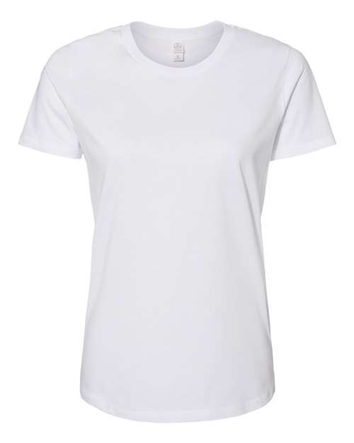 Alternative 1172 Women's Cotton Jersey Go-To Tee - White - HIT a Double