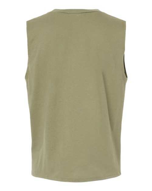 Alternative 1174 Women's Cotton Jersey Go-To Crop Muscle Tank - Military - HIT a Double