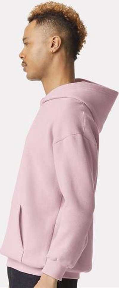 American Apparel RF498 ReFlex Fleece Pullover Hoodie - Blush - HIT a Double - 1