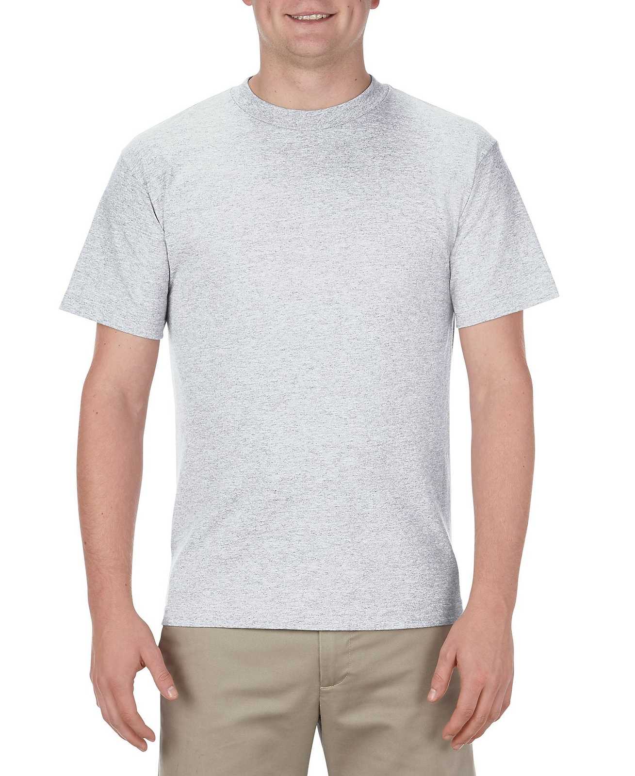 American Apparel 1301 Unisex Heavyweight Cotton T-Shirt - Ash - HIT a Double