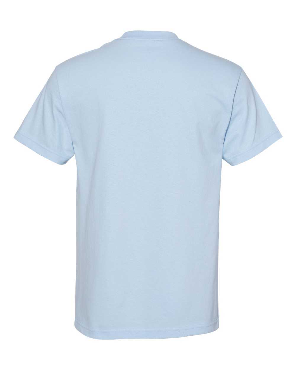 American Apparel 1301 Unisex Heavyweight Cotton T-Shirt - Powder Blue - HIT a Double