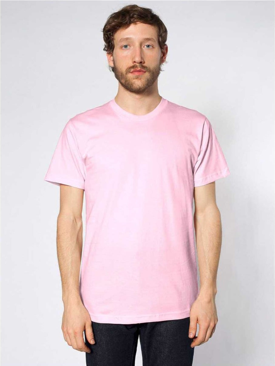 American Apparel 2001W Fine Jersey T-Shirt - Pink - HIT a Double