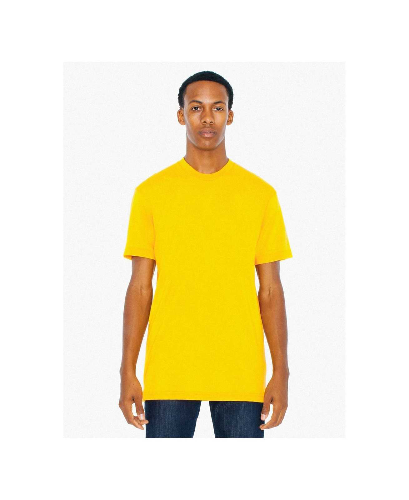 American Apparel BB401W Poly-Cotton T-Shirt - Gold - HIT a Double