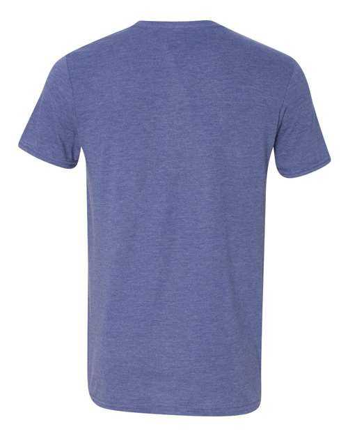 Anvil By Gildan 6750 Softstyle Triblend T-Shirt - Heather Blue - HIT a Double