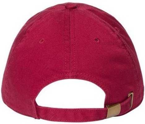 Atlantis Headwear FRASER Sustainable Dad Cap - Cardinal Red&quot; - &quot;HIT a Double