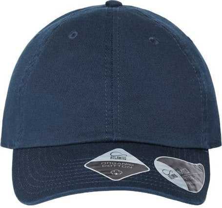 Atlantis Headwear FRASER Sustainable Dad Cap - Navy&quot; - &quot;HIT a Double