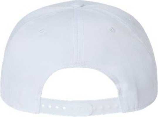 Atlantis Headwear JAMES Sustainable Flat Bill Cap - White" - "HIT a Double