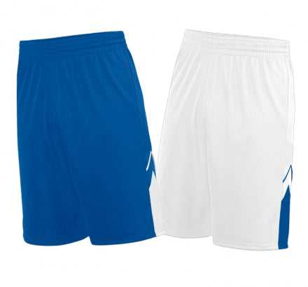 Augusta 1169 Youth Alley-Oop Reversible Short - Royal White - HIT a Double