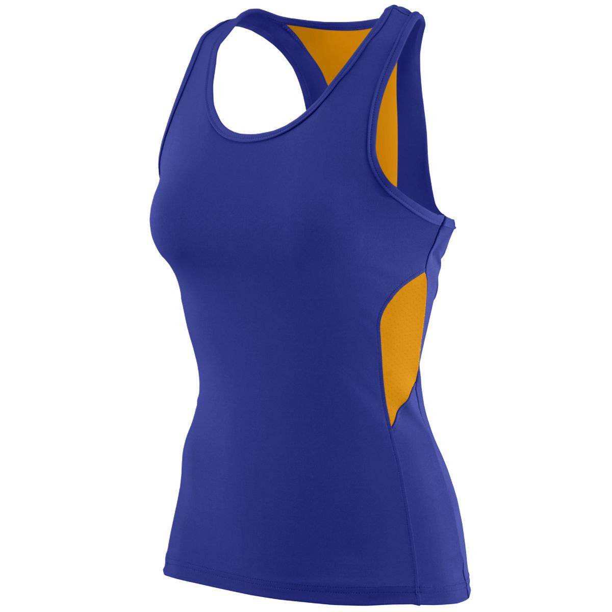 Augusta 1282 Ladies Inspiration Jersey - Purple Gold - HIT a Double